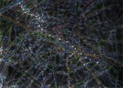 Tableau de correspondances du métro - pastel sur papier - 70 x 50 cm - 2009