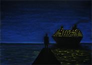Ode Maritime / Pessoa - pastel sur papier - 42 x 30 cm - 2010