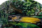 Lampedusa (d‘après Millais) - pastel sur papier - 42 x 29 cm - 2013